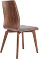 Armen Living Archie 2-Piece Gray Dining Chairs-2