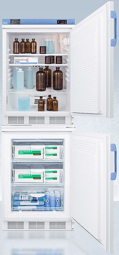 Accucold® by Summit® 24" 9.0 Cu. Ft. White Vaccine Top Freezer Refrigerator-2