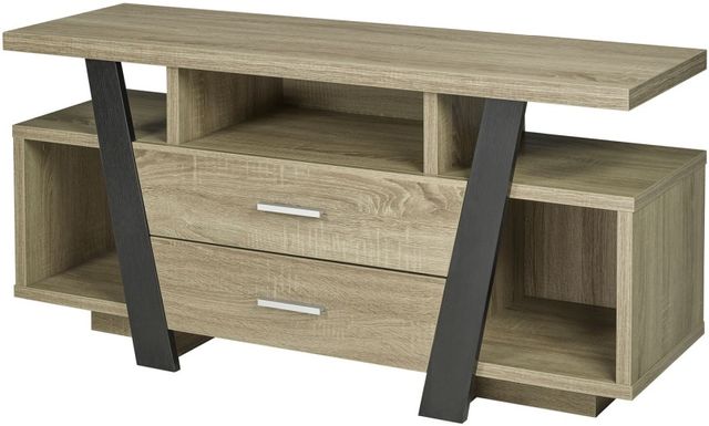 Brassex Inc. Dark Taupe/Black 47'' Tv Stand-1