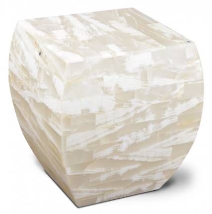 Horizon Home® Apolo Beige Onyx Stone Console Table