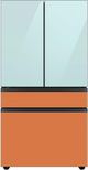Samsung Bespoke 36" Clementine Glass French Door Refrigerator Bottom Panel-1