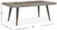 Magnussen Home® Ryker Coventry Gray Rectangular Dining Table with Black Glass Insert Center-2