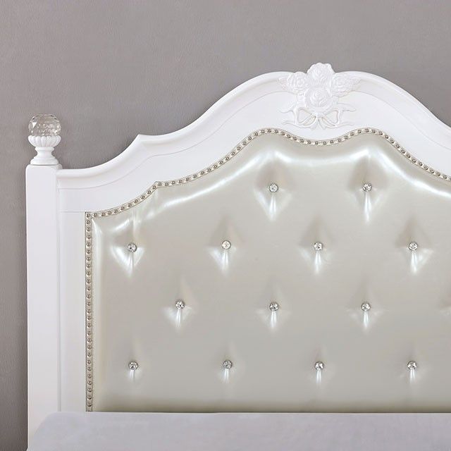 Furniture of America® Belva White Full Bed-1