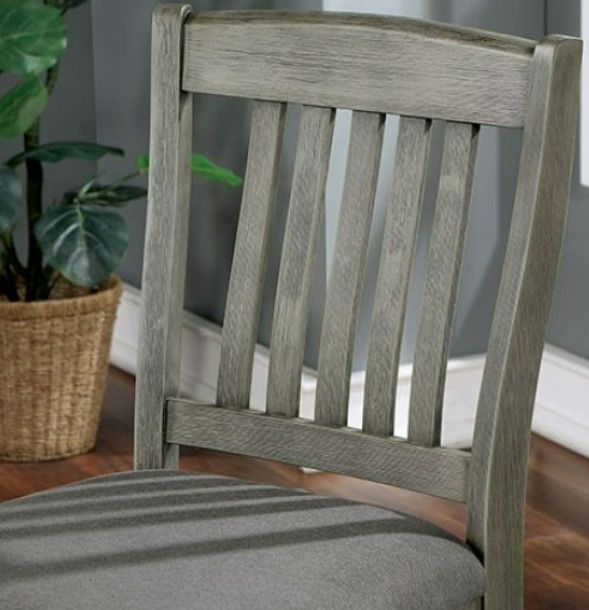 Furniture of America® Anaya Gray Counter Chair-2