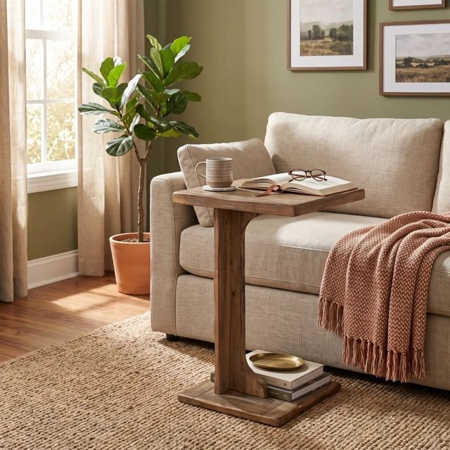 Sunny Designs™ Arizona Weathered Brown Sofa Mate Table-1