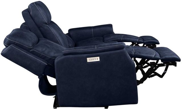 Steve Silver Co. Valencia Ocean Blue Power Reclining Sofa-3