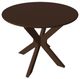 Telescope Casual 5W8K Kona Polymers 23" Outdoor MGP Slat Round End Table-0