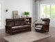 BarcaLounger® Artisan Wenlock Fudge Leather Power Reclining Sofa-2