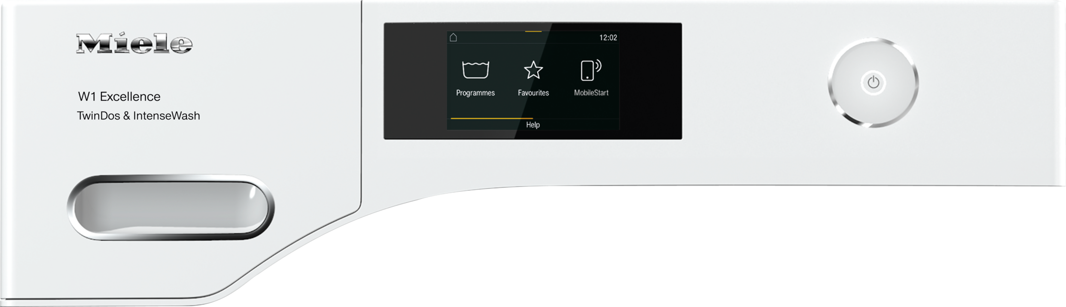 Miele WXR860 Series 24" Compact Front Load Washer + Electric Heat Pump Dryer Pair M Touch premium user interface - Thumbnail 4