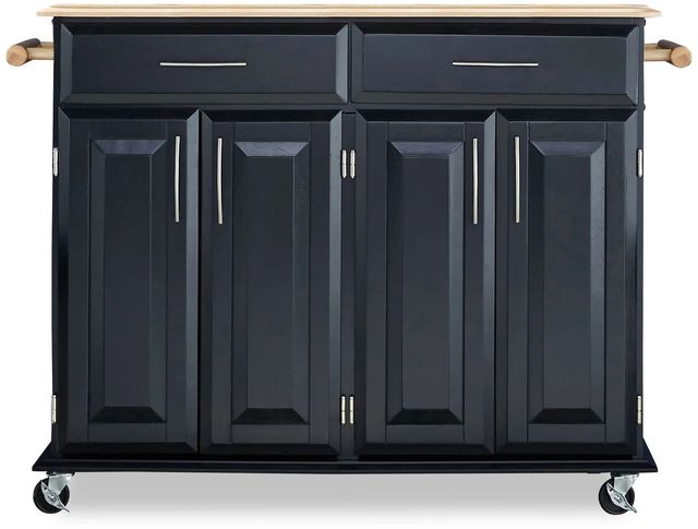 homestyles® Dolly Madison Black Kitchen Island-0