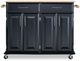 homestyles® Dolly Madison Black Kitchen Island-0