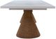 TOV Furniture Rishi White Rectangular Dining Table with Natural Base-4