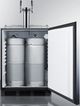 Summit® Commercial Series 5.5 Cu. Ft. Stainless Steel Beer Cooler/Kegerator-3