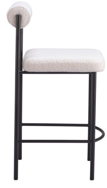 Zuo® Modern Livorno Ivory Counter Stool-1