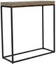 Sunny Designs™ Jax Brown Small Console Table with Black Base-0