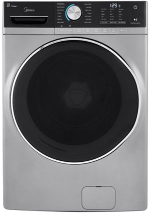 Midea® 5.2 Cu. Ft. Graphite Silver Front Load Washer