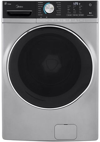 Midea® 5.2 Cu. Ft. Graphite Silver Front Load Washer