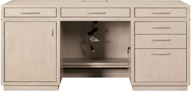 Hooker® Furniture Marlowe Polished Limestone Credenza-2