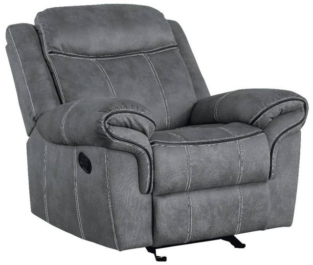 ACME Furniture Zubaida Gray Manual Glider Recliner-0