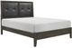Mazin Furniture Edina Black/Dark Gray Queen Bed-1