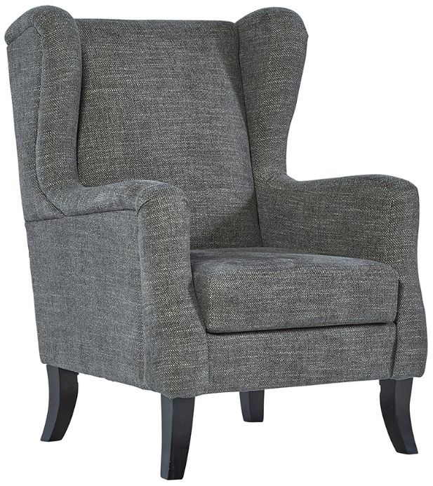Hughes Furniture® 11400 Rose Quartz Castle R Wing Back Chair-0