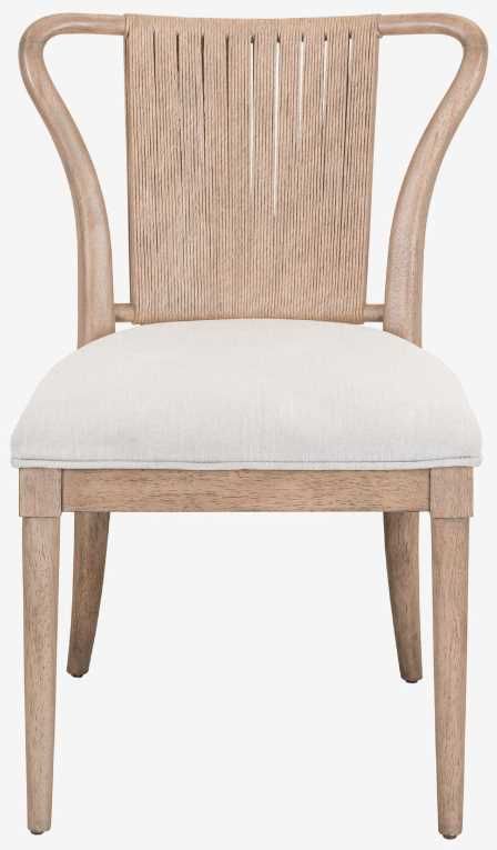 Liberty Furniture Sheridan Pointe Natural/Vintage Natural Shaped Corded Back Side Chair-2
