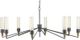 Currey & Company Delgado Antique Black Chandelier-0