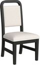 Elements International Ridgemont Black/White Dining Side Chair-0