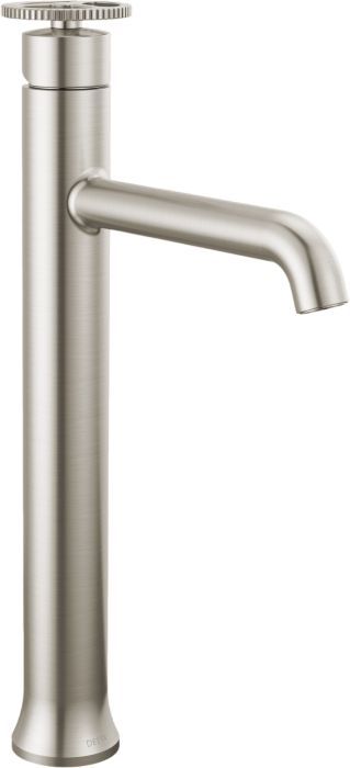 Delta Trinsic® Stainless Single Handle Wheel Vessel Bathroom Faucet-0