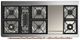 Ilve® Majestic III 60" Antique White Pro Style Dual Fuel Liquid Propane Range with Triple Glass Door and Copper Trim-2