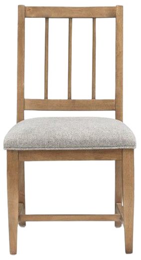 Magnussen Home® Lindon Belgian Wheat/Gray Dining Side Chair-2