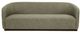 Sagebrook Home Wood Base 3-Seater Olive Settee-2
