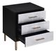 ACME Furniture Myles Black/Silver Nightstand-4