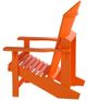 C.R. Plastic Generation Line Orange Classic Adirondack Outdoor Chair-2