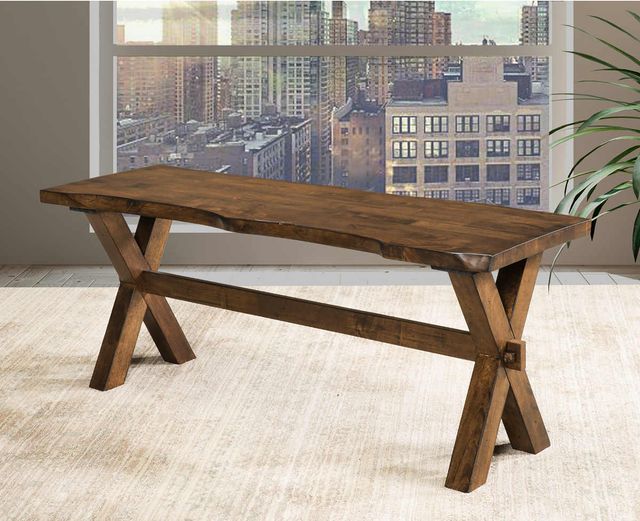 Mazin Furniture Pandora 6-Piece Warm Oak Brown Dining Set-3