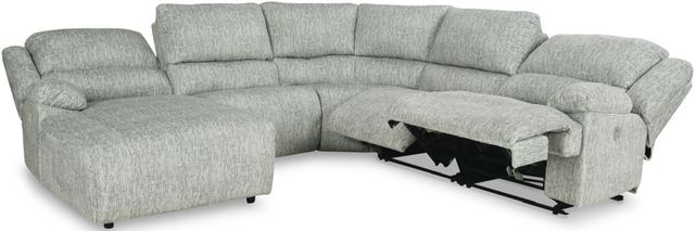 Signature Design by Ashley® McClelland 5-Piece Gray Power Reclining Left-Arm Facing Sectional and Chaise-1