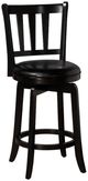 HH2 Home Presque Isle Black Swivel Counter Stool-0