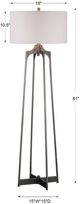 Uttermost® Adrian Aged Gun Metal Floor Lamp-2