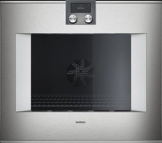 Gaggenau 400 Series 30" Stainless Steel Frame Left-Hinge Single Electric Wall Oven