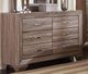 Coaster® Kauffman 5-Piece Washed Taupe Easter King Bedroom Set-3