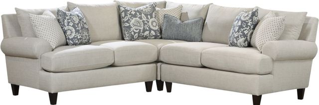 Fusion Furniture 7005 Prelude Feather 3-Piece L-Shaped Sectional-0