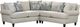Fusion Furniture 7005 Prelude Feather 3-Piece L-Shaped Sectional-0