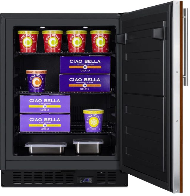 Summit® 24" 3.7 Cu. Ft. Panel Ready Undercounter Freezer-2
