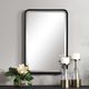 Uttermost® Croften Black Vanity Mirror-2