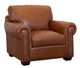 USA Premium Leather Furniture 4950 Saddle Glove All Leather Chair-0