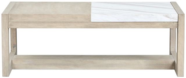 Magnussen Home® Preston Gallery Buff Rectangular Cocktail Table-3
