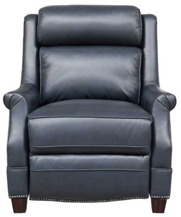 BarcaLounger® Warrendale Shoreham Blue Leather Power Recliner-3