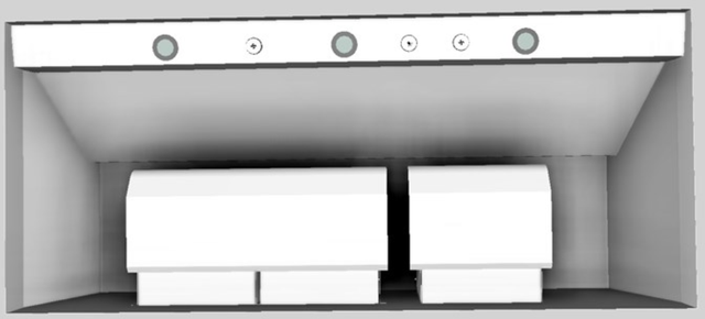 Vent-A-Hood® 54" White Wall Mounted Liner Insert-2