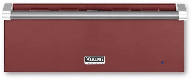 Viking® 5 Series 27" Reduction Red Professional Electric Warming Drawer-0