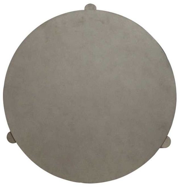 Liberty Furniture Affinity Gray Round End Table with Dusty Taupe Base-3